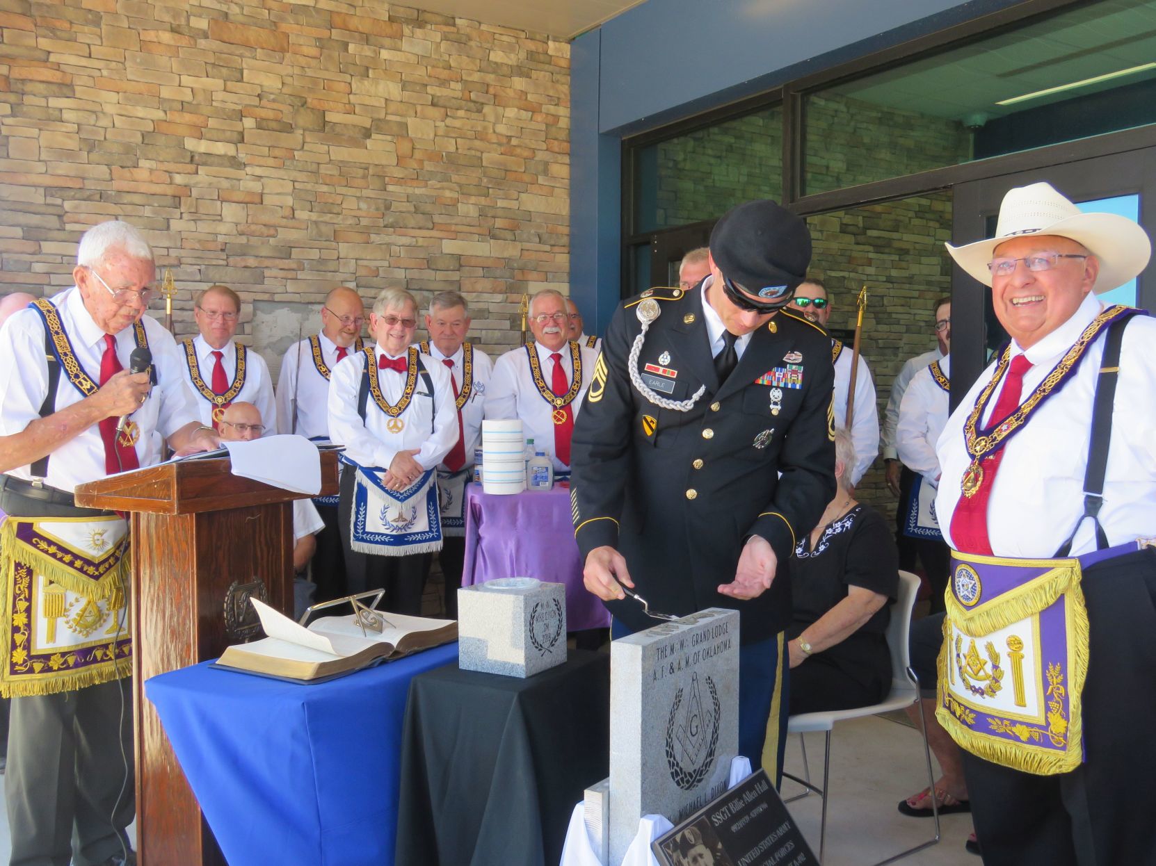 Masonic Cornerstone Ceremony